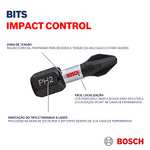 Bosch Professional 8pcs. Double Screwdriver Bit Set (Impact Control, PH/PZ Bits, Length 110mm, Pick and Click, Accessory Impact Drill)