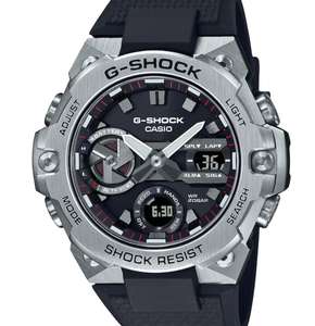 Casio G-Shock G Steel B400 Bluetooth Black Resin Strap Watch delivered with code