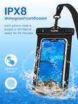 TOPK Waterproof Phone Pouch, 2 Pack / IPX8 Waterproof £5.94 @ Amazon / TOPKDirect