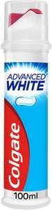 Colgate Advanced White with Micro-Cleansing Crystals Whitening Toothpaste Pump 100ml - £1.62 @ Amazon