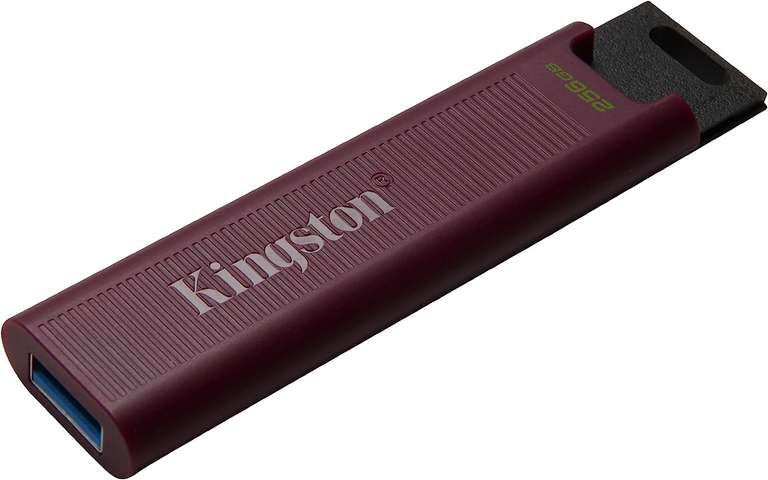 Type-A USB - Kingston DataTraveler Max, DTMAXA/256G 256GB 3.2 Gen 2 Flash Drive, 1,000MBs Read / 900MBs Write
