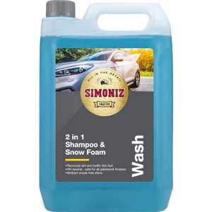 Simoniz 2 in 1 Shampoo & Snow Foam 5Ltr - Free collection
