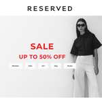 Sale - Up to 50% Off + Free Click & Collect - @ Reserved
