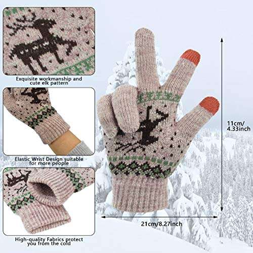 Hat, scarf & gloves set - £8.99 - Sold by Bukely / fulfilled By Amazon
