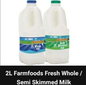 2L Fresh Milk (Semi-Skimmed or Whole) - Ipswich