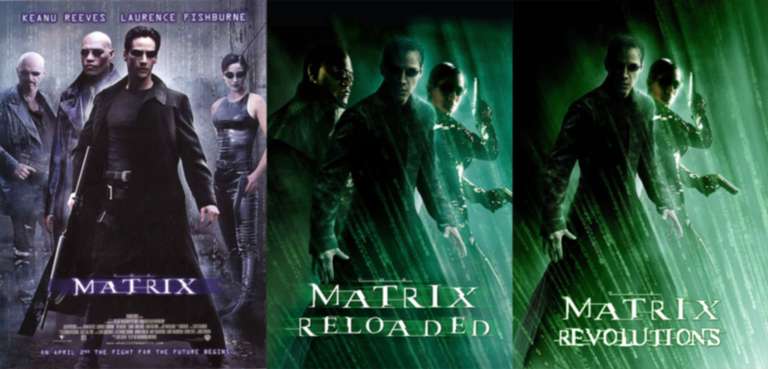 The Matrix Trilogy (The Matrix, The Matrix Reloaded, The Matrix Revolutions) £7.99 to Buy @ Amazon Prime Video