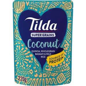 Tilda Super Grains Coconut/ Sweet Potato, Chilli & Coconut 220g - Cleethorpes
