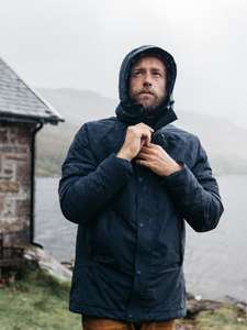 Men's Borealis Recycled insulated waterproof jacket in navy