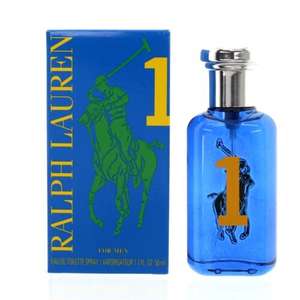 Ralph Lauren Big Pony Blue 1 50ml Eau De Toilette EDT Spray For Men with code + free delivery @ Hogiesonline Ebay