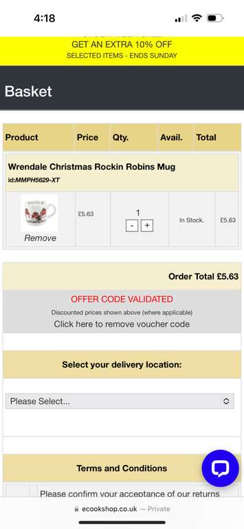 Wrendale Designs - Christmas Mug - Assorted Choice £5.63 +£3.95 delivery @ eCookshop