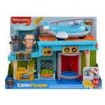 Fisher-Price Little People Toddler Toys Everyday Adventures Airport Playset with Airplane for Preschool Pretend Play Ages 1+ Years