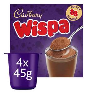 Cadbury Wispa Chocolate Mousse 4x45g (Nectar Price)