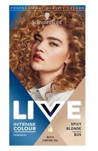 Schwarzkopf Live Intense Spicy Blonde B09 Permanent Hair Dye £4.48 Reduced to clear @ Tesco