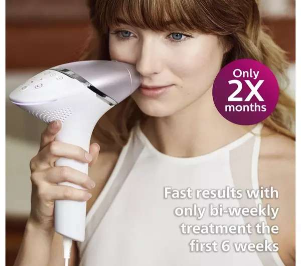 PHILIPS Lumea IPL 8000 Series Hair Removal Device + 4 Attachments