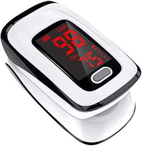 Pulse Oximeter Fingertip, Blood Oxygen Saturation Monitor, Heart Rate Monitor and SpO2 Levels £11.99 @ MeiMi Fulfilled by Amazon