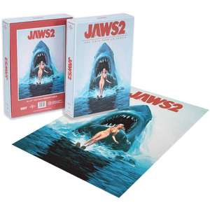 Jaws 2 Classic Movie Poster 1000pc Puzzle - Zavvi Exclusive - W/Code
