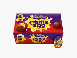 5 pack of Creme Eggs half price, reduced to £1.25 at waitrose & partners in Addlestone