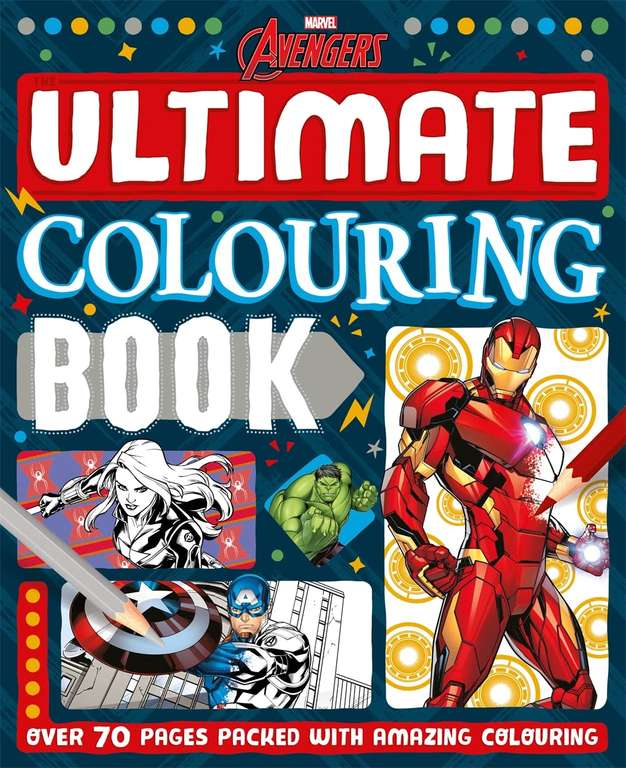 Marvel Avengers: The Ultimate Colouring Book Paperback