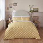 Sunbeam Yellow Duvet Cover and Pillowcase Set Single £4.50 Double £6 Kingsize £7 with free Click and collect From Dunelm