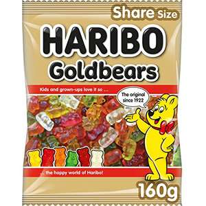 Haribo Goldbears Share Size Bag Pouch 160g (96p S&S)