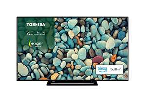 Toshiba 50UK3163DB TV 127 cm (50") 4K Ultra HD Smart TV Wi-Fi Black, Alexa Built-in (2021 Model) £289 at Amazon