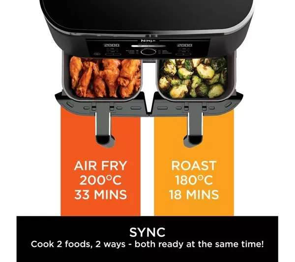 NINJA Foodi MAX 9.5L Dual Zone Air Fryer (AF400UK) - £229 delivered @ Currys