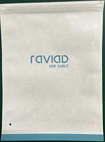 RAVIAD USB C to USB C Cable Short [2Pack 30CM] - £2.99 @ YIHUI DIRECT / Amazon