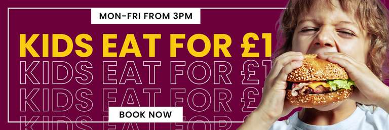 Kids Eat For £1 Every Weekday Including Holidays