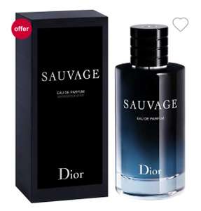 DIOR Sauvage Eau de Parfum 200ml offer stack (£123.20/£110.88 with student disc or in app code/Poss £99.79 stack with both) See Description