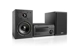 Denon Hifi System, CD Player with Speakers, Audio Receiver, Bluetooth, 2x30W + Subwoofer PreOut, FM Radio / DAB / DAB+ Tuner