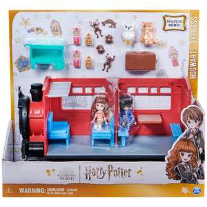 Wizarding World Harry Potter, Magical Minis Hogwarts Express Train Toy Playset with 2 Exclusive Figures Kids’ Toys