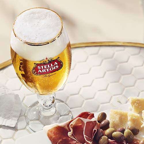 Stella Artois Premium Lager Beer Can, 10x440ml