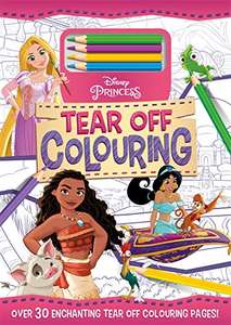 Disney Princess: Tear Off Colouring set £3 @ Amazon