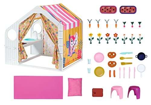 BABY Born Weekend House 832752 - Accessories for Toddlers - Includes House with Convertible Roof, Light & Sound Effects £24.99 @ Amazon