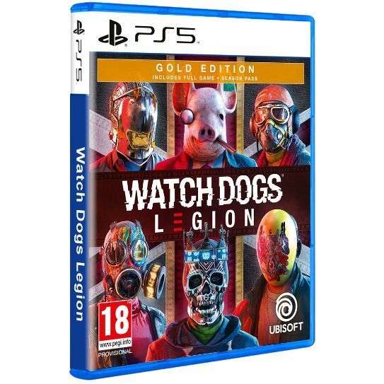 [PS5] Watch Dogs Legion Gold Edition Inc Base Game, Season Pass & Watch Dogs Complete - £19.39 delivered @ Base