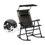 Amazon Basics Foldable Rocking Chair with Canopy £52.69 @ Amazon
