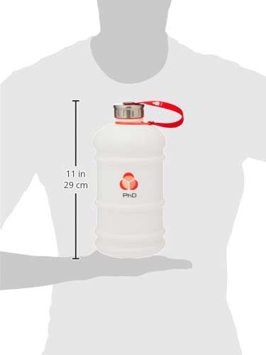 PhD Nutrition 2.2 Litre Water Bottle Jug, Matte White £4.44 @ Amazon