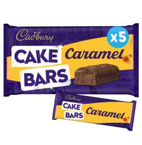 Cadbury Caramel/Fudge Cake Bars 5PK 49p @ Farmfoods Birmingham Newtown