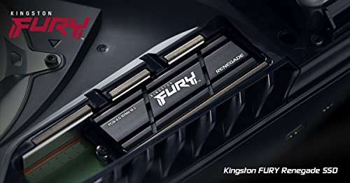 Kingston FURY Renegade 2000G PCIe 4.0 NVMe SSD W/ HEATSINK