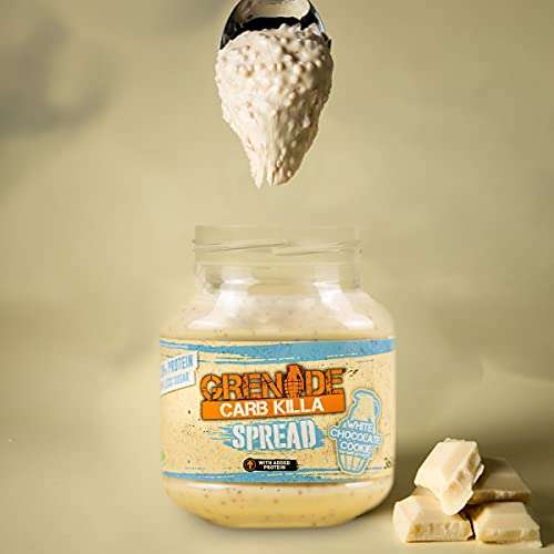 Grenade Protein Spread (White Chocolate Cookie, Chocolate, Chocolate Chip Salted Caramel and Hazel Nutter) £4.11 @ Amazon