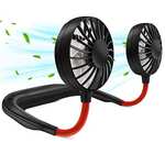 Portable Rechargeable Neck Fan Cooling with 360° Airflow, 3-Speed @ BENPEN UK / FBA