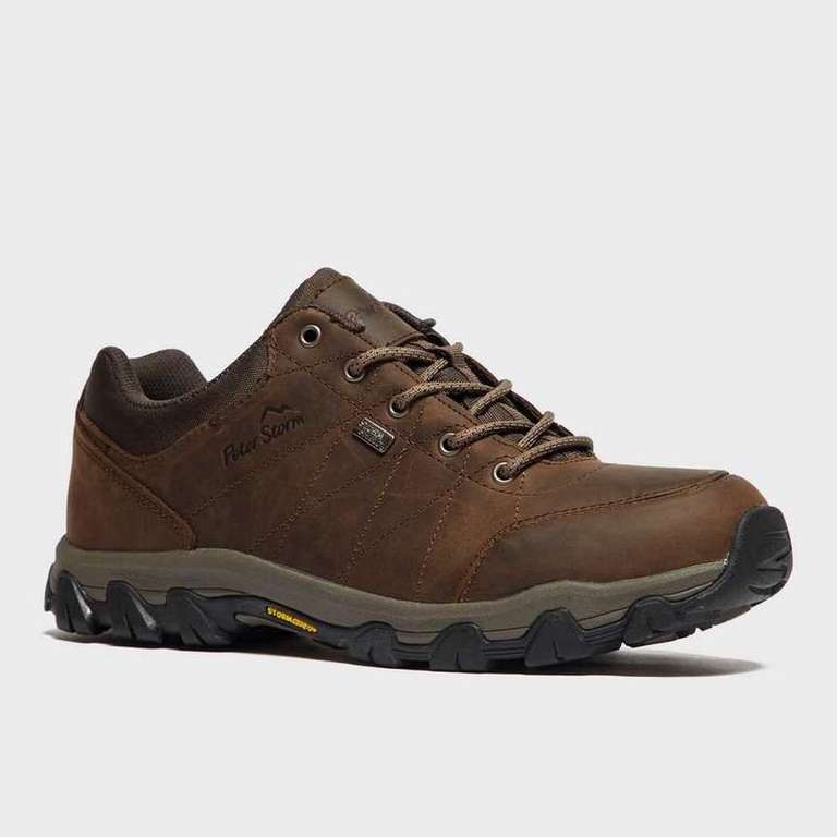 Peter Storm Lindale Low Rise Full Leather Waterproof WP Walking Shoes (men 11/12 women 4-8) £50 +£3.99 @ Tiso.Com