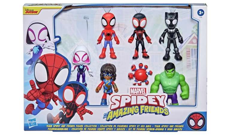 Marvel Spidey and His Amazing Friends Team Figure Collection - Free Click & Collect