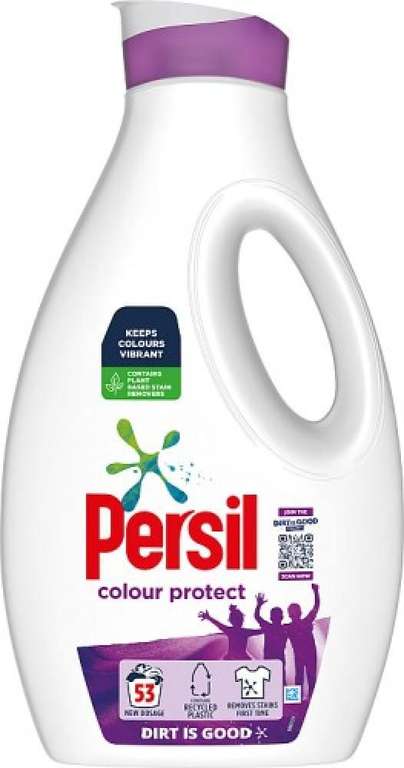 Persil Colour Laundry Washing Liquid Detergent 53 Wash £4.50 with code + £3 Delivery @ Approved Food