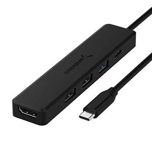 Sabrent Multi-Port USB Type-C Hub With 4k HDMI/Power Delivery (60 Watts)/1 USB 3.0 Port/2 USB 2.0 Ports for £12.74 @ Amazon / Store4Memory