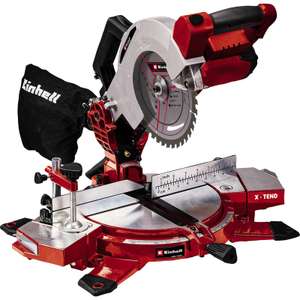 Einhell Cordless 18V Mitre Saw + 2x 3Ah Batteries + charger with code - buyaparcelstore