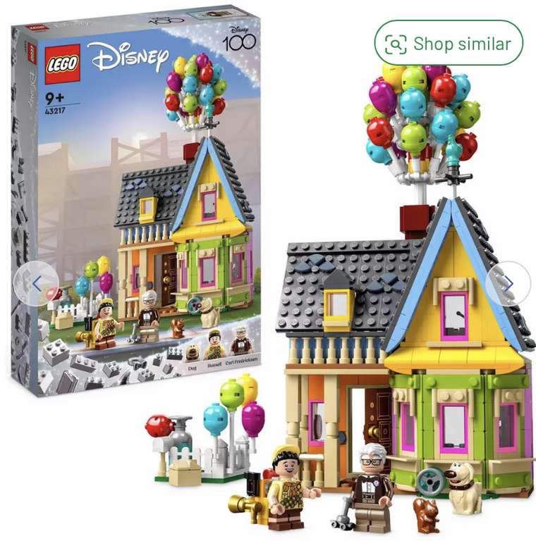 LEGO Disney and Pixar 'Up' House Model Building Set 43217 - free Click & Collect