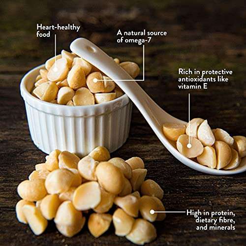 STOCK'D Roasted & Unsalted Macadamia Nuts, 480g £9.19 at Amazon Warehouse