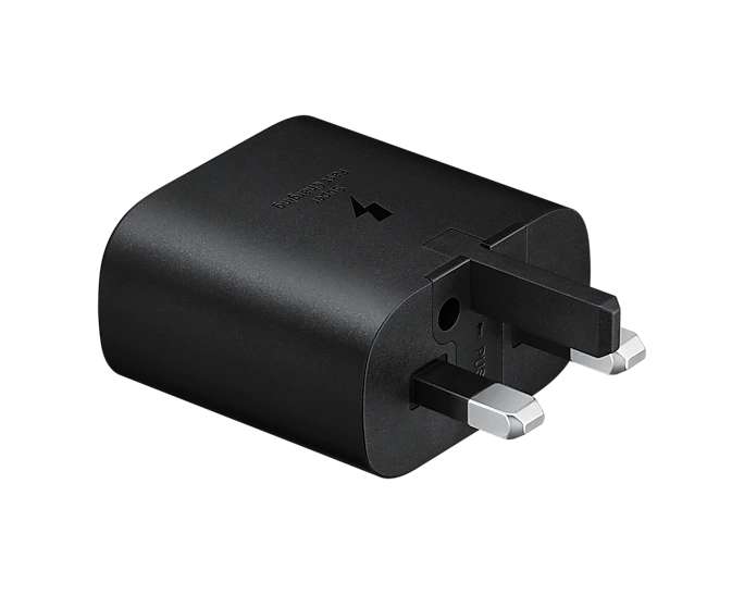 Samsung Original 25W USB-C Wall Plug Charger (without cable), Black or White - £10.71 with code @ Samsung