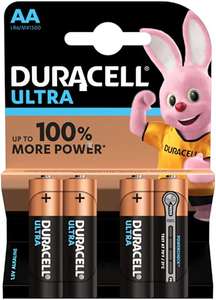 Duracell Ultra AA 4 Pack - £1.87 @ Boots Swansea Morfa